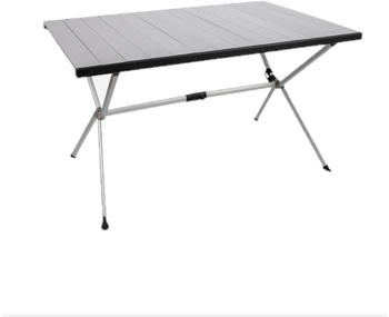 Bo-Camp Tisch mit Aluminiumlamellen, 121x80cm, silber