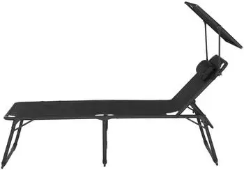 Siena Garden Comfort Campingliege 200 x 69 x 43 cm anthrazit/grau (M31055)