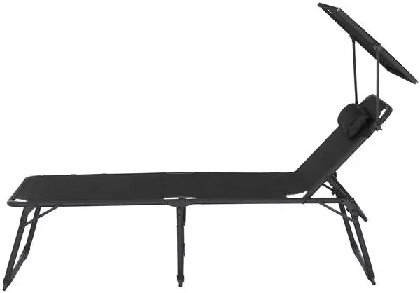 Siena Garden Comfort Campingliege 200 x 69 x 43 cm anthrazit/grau (M31055)