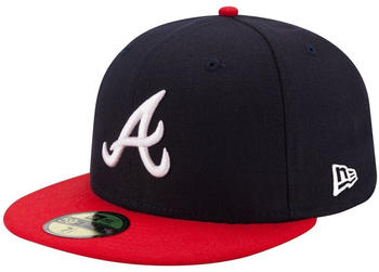 New Era MLB Atlanta Braves Authentic Collection Emea 59Fifty Fitted Cap (12572848) blue