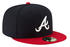 New Era MLB Atlanta Braves Authentic Collection Emea 59Fifty Fitted Cap (12572848) blue