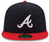 New Era MLB Atlanta Braves Authentic Collection Emea 59Fifty Fitted Cap (12572848) blue