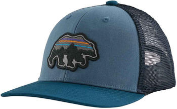 Patagonia Kid's Trucker Hat (66032) back for good bear/ pigeon blue