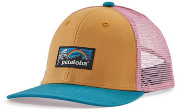 Patagonia Kid's Trucker Hat (66032) patalokahi label: dried mango