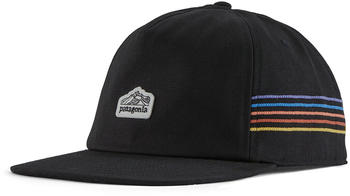 Patagonia Line Logo Ridge Stripe Funfarer Cap black
