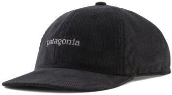 Patagonia Corduroy Cap (33535) text logo: ink black