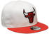 New Era White Crown Team 9Fifty Chicago Bulls Cap (60358008) white/red