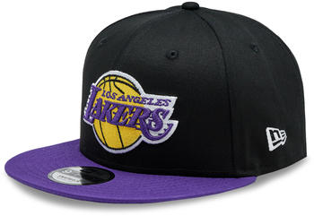 New Era Contrst Side Patch 9Fifty Los Angeles Lakers Cap (60364386) black