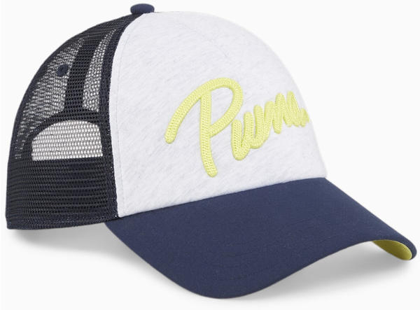 Puma Ess+ Trucker Cap (025120) club navy/lime sheen/puma white