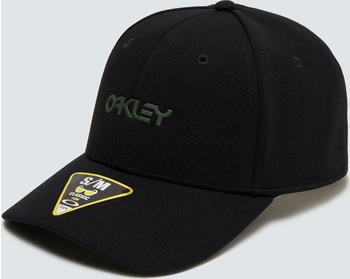 Oakley 6 Panel Stretch Metallic Hat (912209) blackout