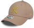 New Era Metallic Logo New York Yankees 9forty Cap (60503624) brown