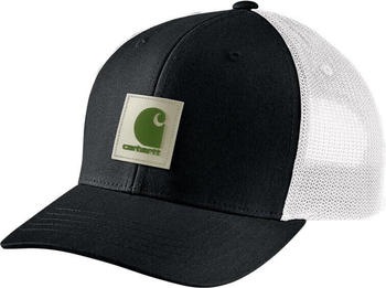 Carhartt Rugged Flex Twill Mesh-Back Logo Patch Cap black arborvitae