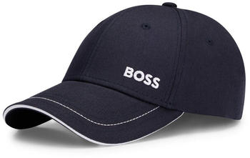 Hugo Boss Cap aus Baumwoll-Twill mit Logo-Detail - Style Cap-1 50492716 Dunkelblau ONESI