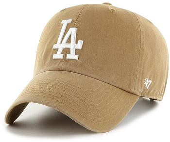 47 Brand Mlb Los Angeles Dodgers Clean Up No Loop Label Cap Man (B-NLRGW12GWS-QL) brown