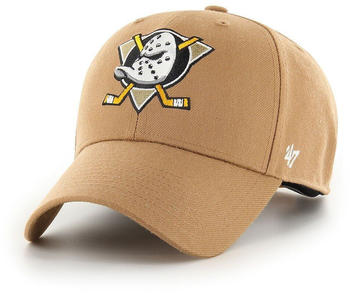 47 Brand Nhl Anaheim Ducks Mvp Snapback Cap Man (H-MVPSP25WBP-QLB) beige