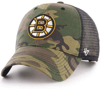 47 Brand Nhl Boston Bruins Camo Branson Mvp Cap Man (H-CBRAN01GWP-CM) green