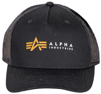 Alpha Industries Alpha Label Trucker Cap Man (106901-003) blue Alpha Industries Alpha Label Trucker Cap Man (106901-003) blue