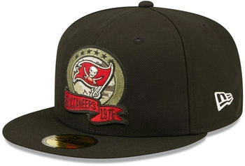 New Era Tampa Bay Buccaneers Salute to Service 2022 Basecap schwarz