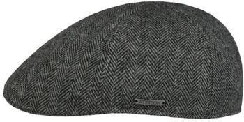 Stetson Herringbone Cap dunkelgrau