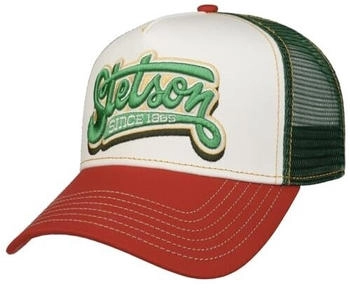Stetson Trucker Cap Lettering rot offwhite