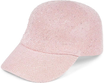 styleBREAKER Baseball Cap Pailletten rose