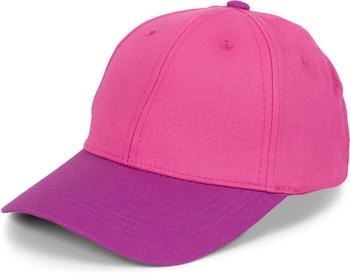styleBREAKER Baseball Cap zweifarbig pastell pink violett