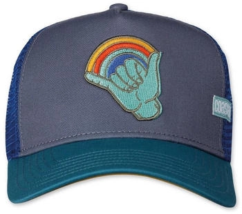 Coastal Trucker Cap HFT Trucker Cap LGBTQ Shakka grau petrol Meshcap