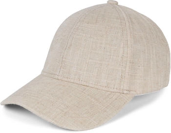 styleBREAKER Baseball Cap Leinen beige