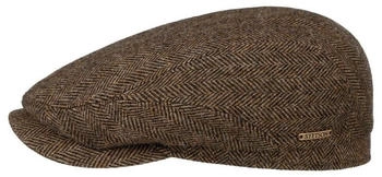 Stetson Classic Wool Flatcap braun schwarz Stetson Classic Wool Flatcap braun schwarz