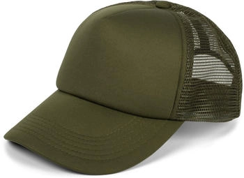 styleBREAKER Trucker Cap 5-Panel Mesh Cap dunkeloliv