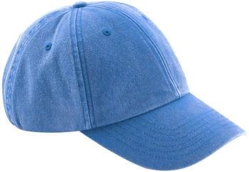 Beechfield Flach geschnittene Vintage Kappe hellblau