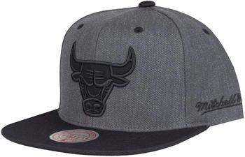 Mitchell & Ness Snapback Cap DARK Chicago Bulls anthrazit