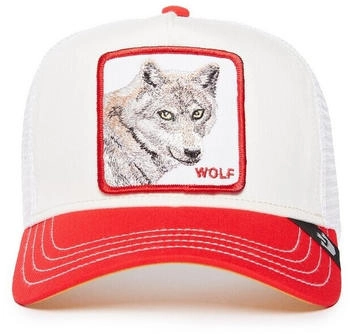 Goorin Bros. Trucker Cap Wolf Fan weiß rot