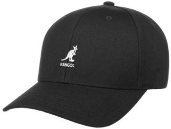 Kangol Flexfit Wolle Baseball Cap schwarz