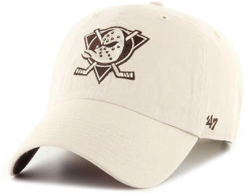 47 Brand Low Snapback Cap BALLPARK Anaheim Ducks knochenfarben