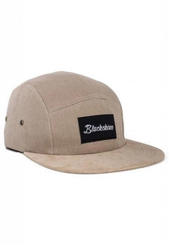 Blackskies Snapback Cap Port Blair 5-Panel beige veloursleder