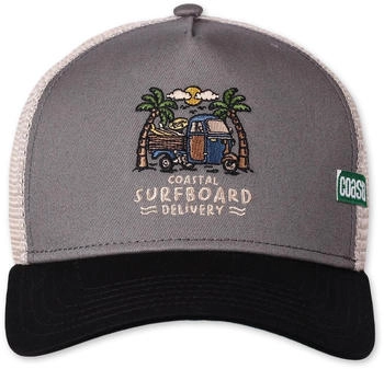 Coastal Trucker Cap HFT Delivery grau schwarz