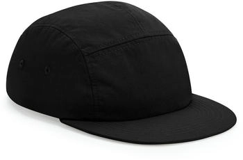 Beechfield Unisex 5-Panel Camper Kappe schwarz