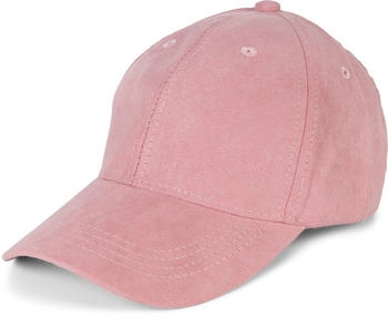 styleBREAKER Baseball Cap Wildleder Optik rose