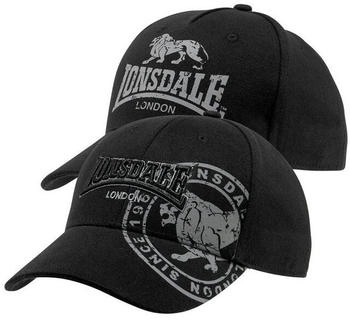 Lonsdale Leiston Kappe 2er-Pack 114945-1000