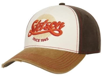 Stetson Baseball Cap Vintage Distressed beige