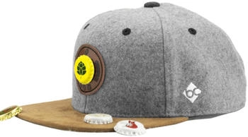 Bavarian Caps Caps Unisex Snapback Bierkrönung dunkelgrau braun