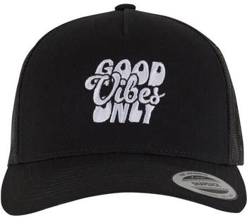 Mister Tee Good Vibes Only 5-Panel Retro Trucker Cap