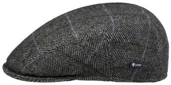 Lipodo Flatcap Karomuster anthrazit
