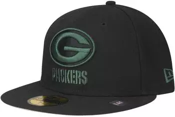 New Era 59Fifty Fitted Cap Green Bay Packers schwarz