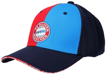 FC Bayern München Baseballcap Colourblock blau schwarz