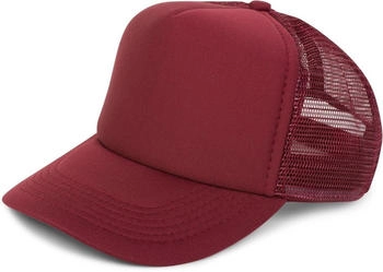 styleBREAKER Trucker Cap 5-Panel Mesh Cap weinrot