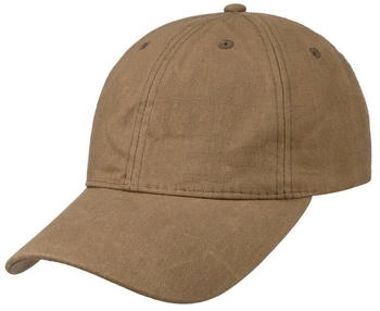 Lipodo Baseball Cap Metallschnalle hellbraun