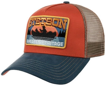 Stetson Trucker Cap Canoe blau rot
