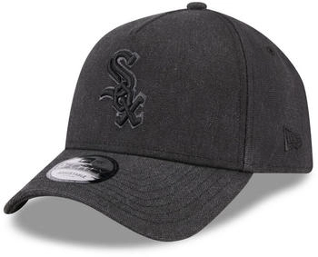 New Era A-Frame Trucker Leinen Cap Chicago White Sox schwarz